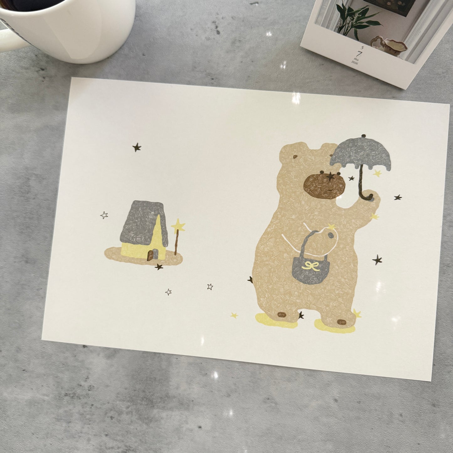 Bighands Moment Series Art Print / A Walk with Stars