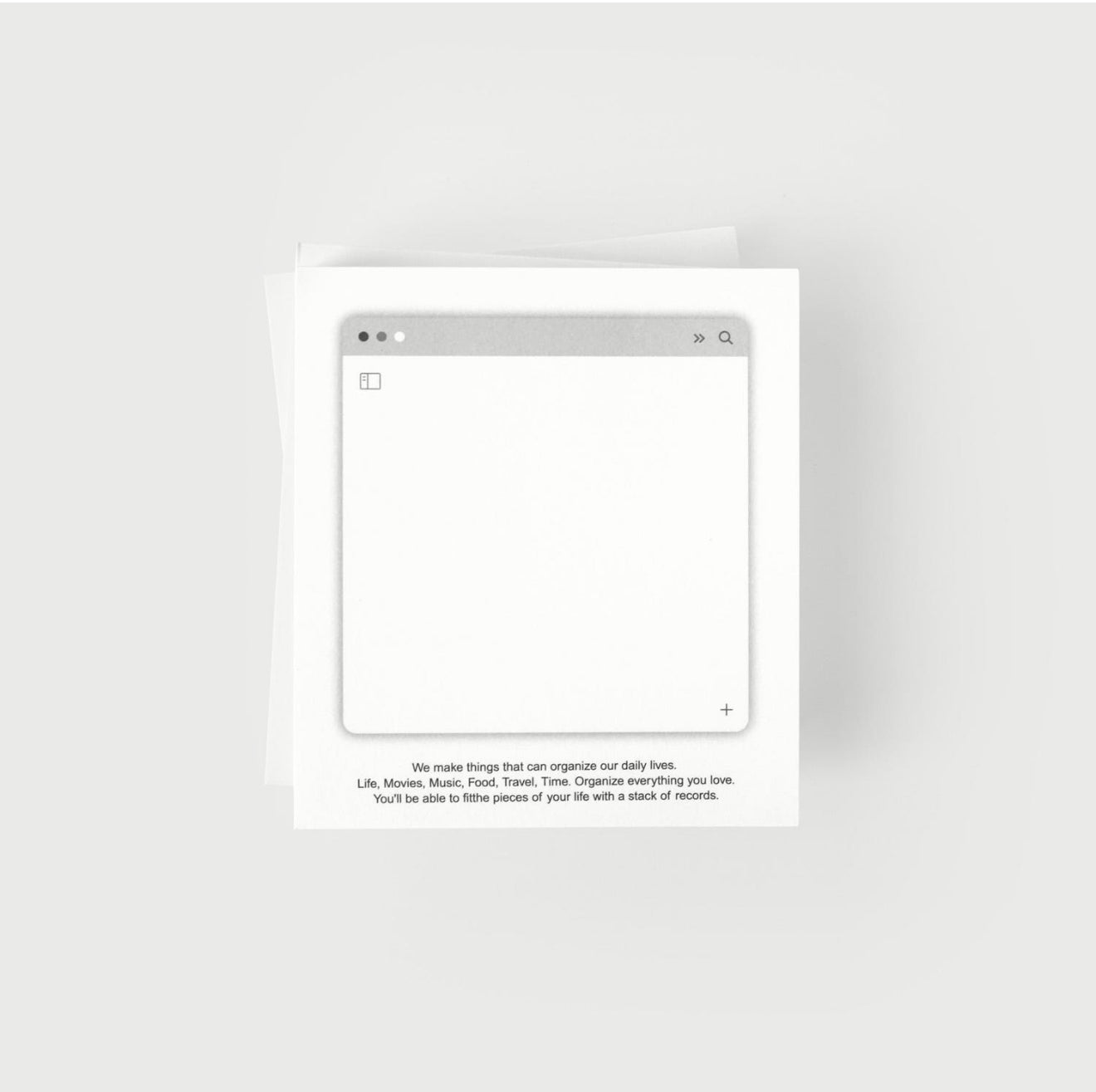 Organize a bit Folder Memo