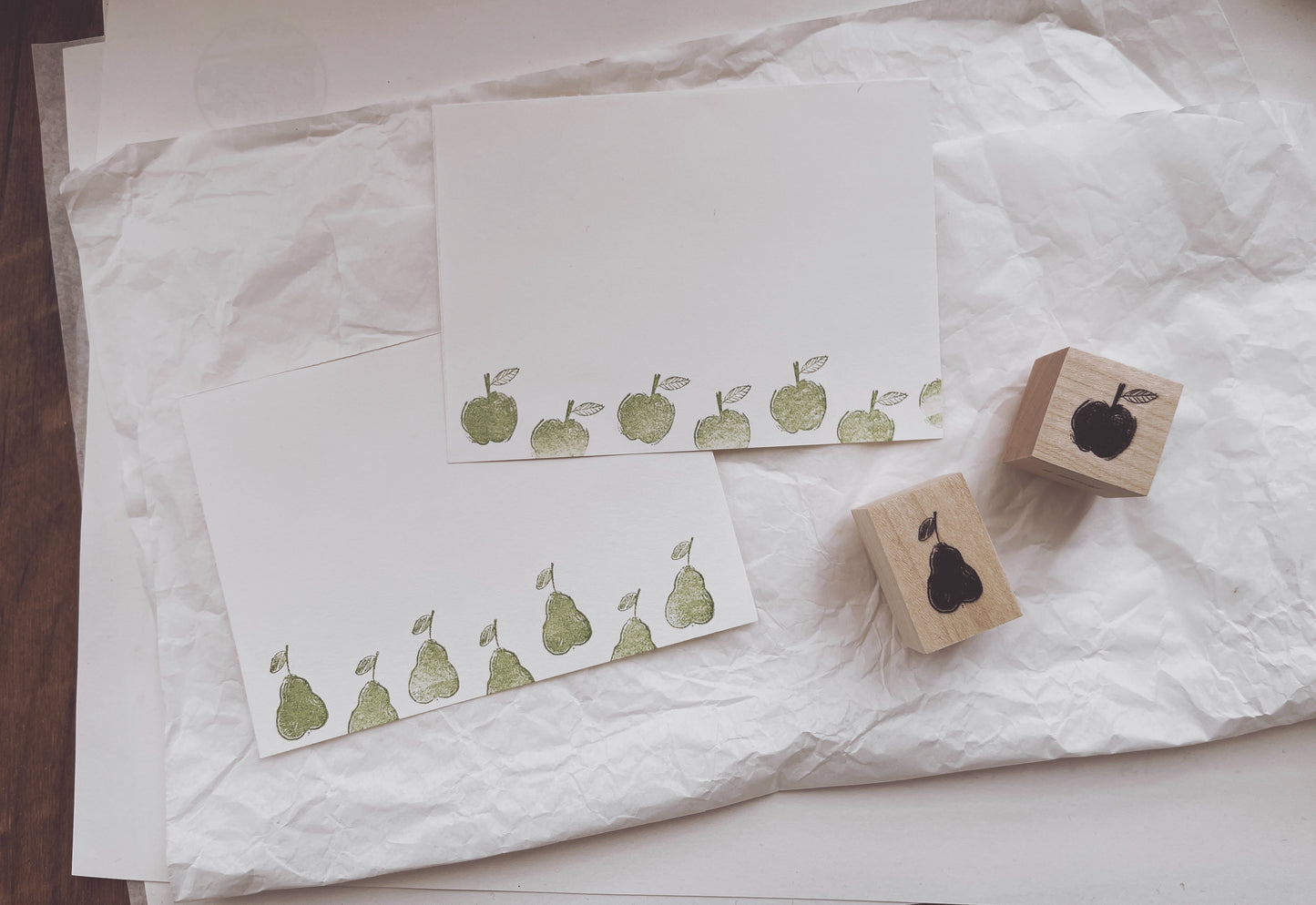 Penny Fei Apple & Pear Rubber Stamps
