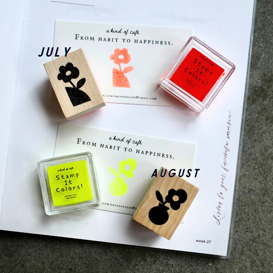 A kind of café 2025 Summer New Color Ink Pads
