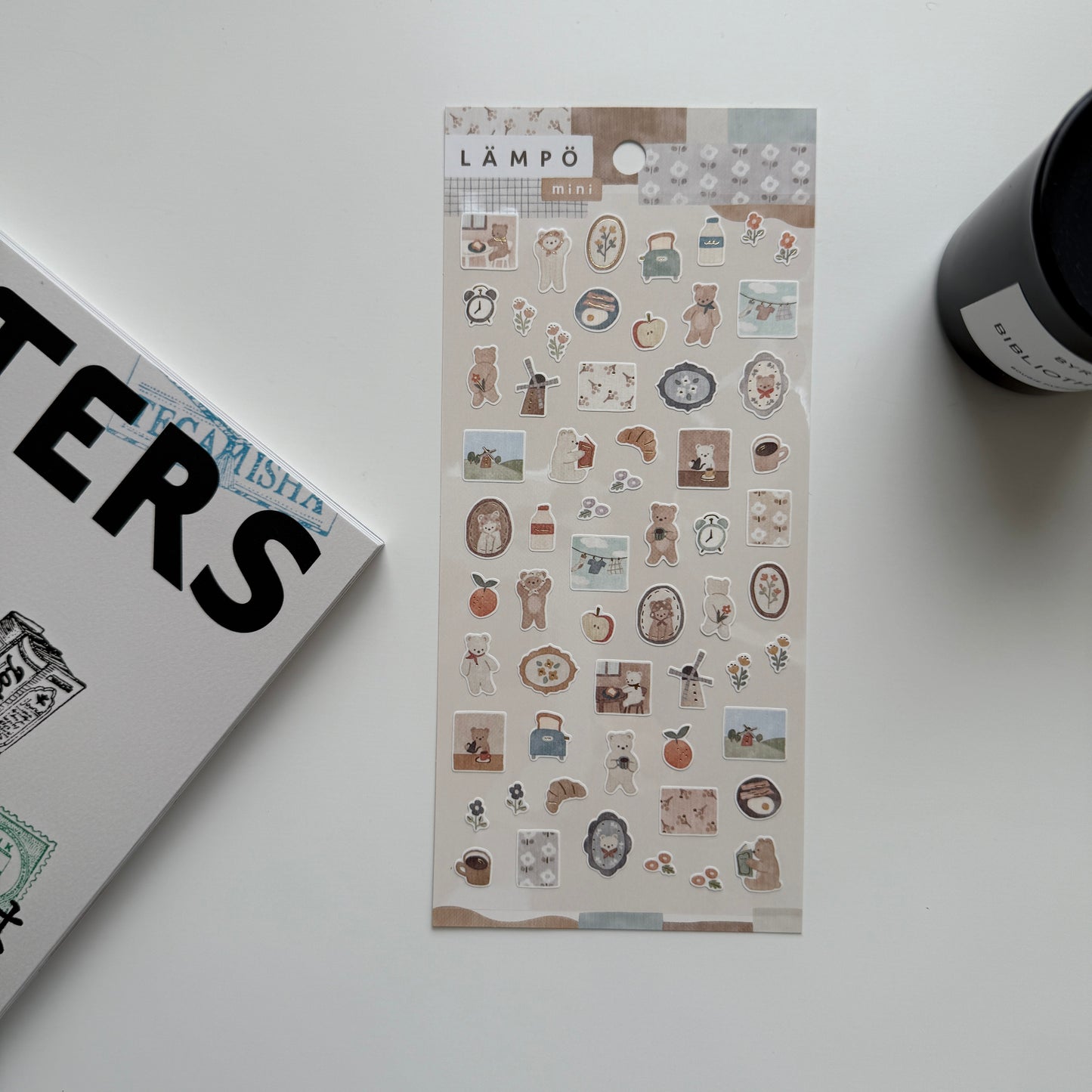 MIND WAVE Lampo Mini Sticker | Morning with bear