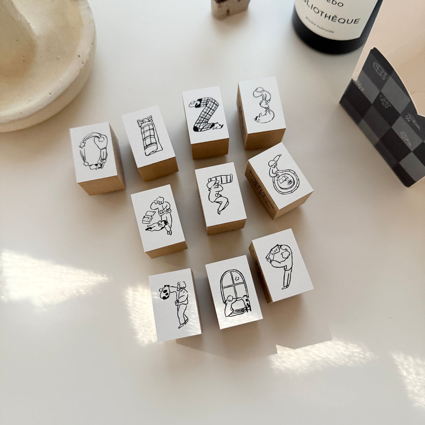 Yamadoro Goodnight Number Stamp Set