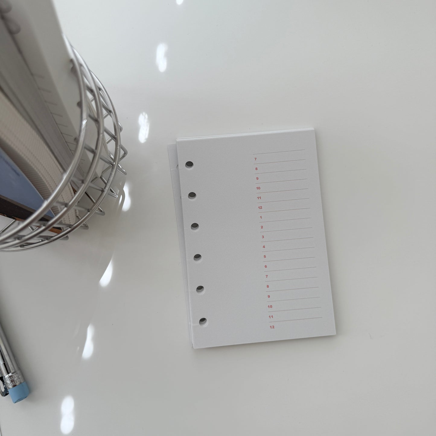 Organize a bit Pocket Ring Journal Refill / Daily