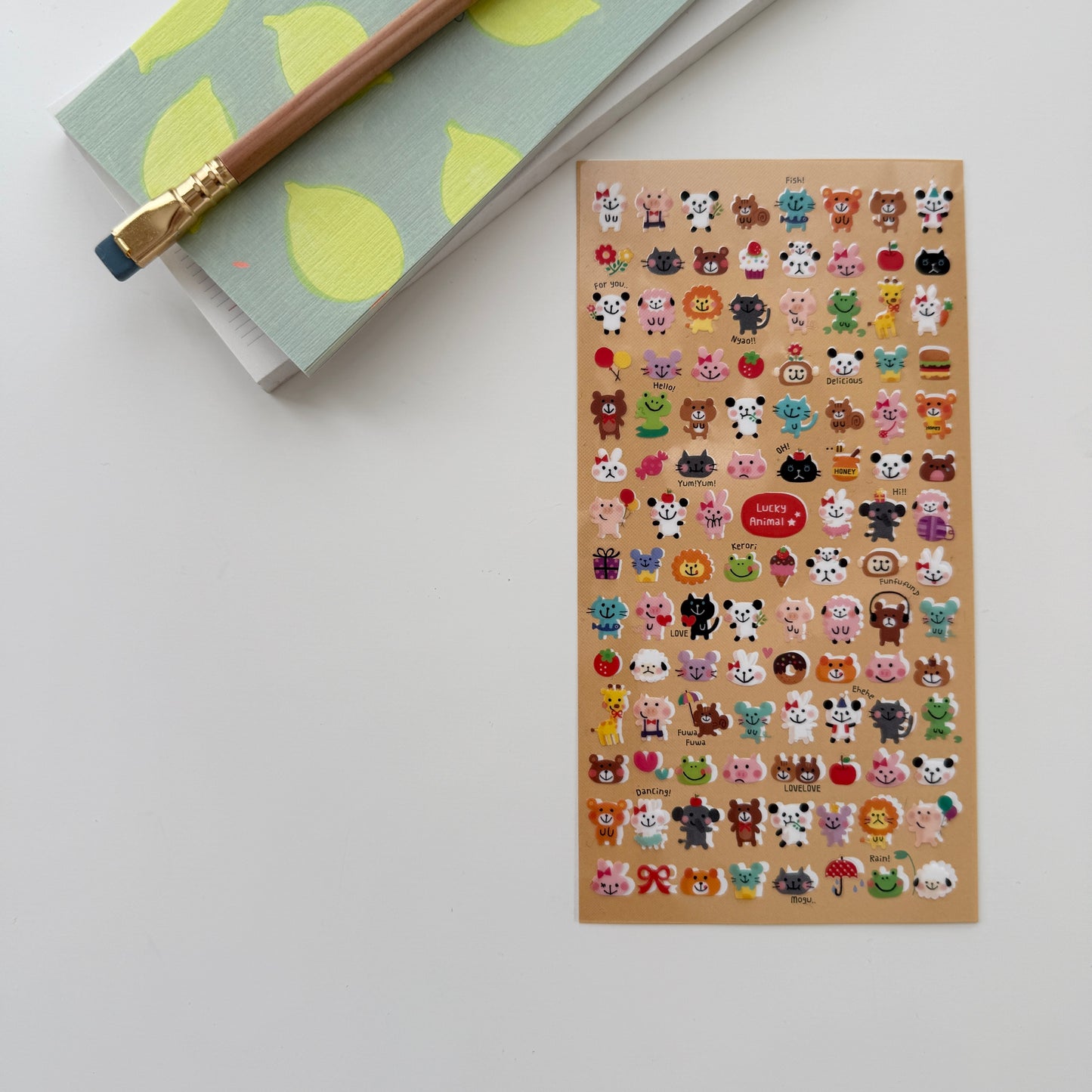 Mind Wave Mini Lucky Animals Sticker Sheet