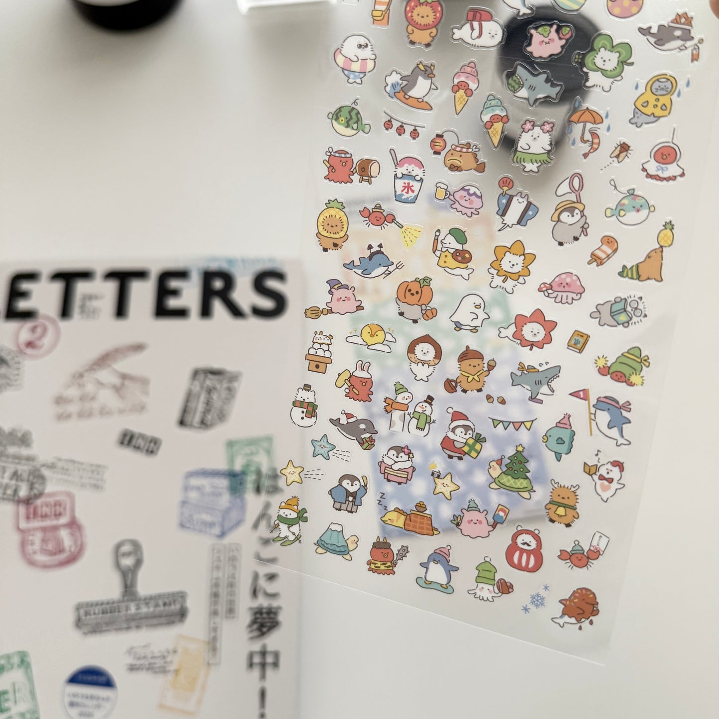 MIND WAVE Seals Sticker Sheet / 3 Designs