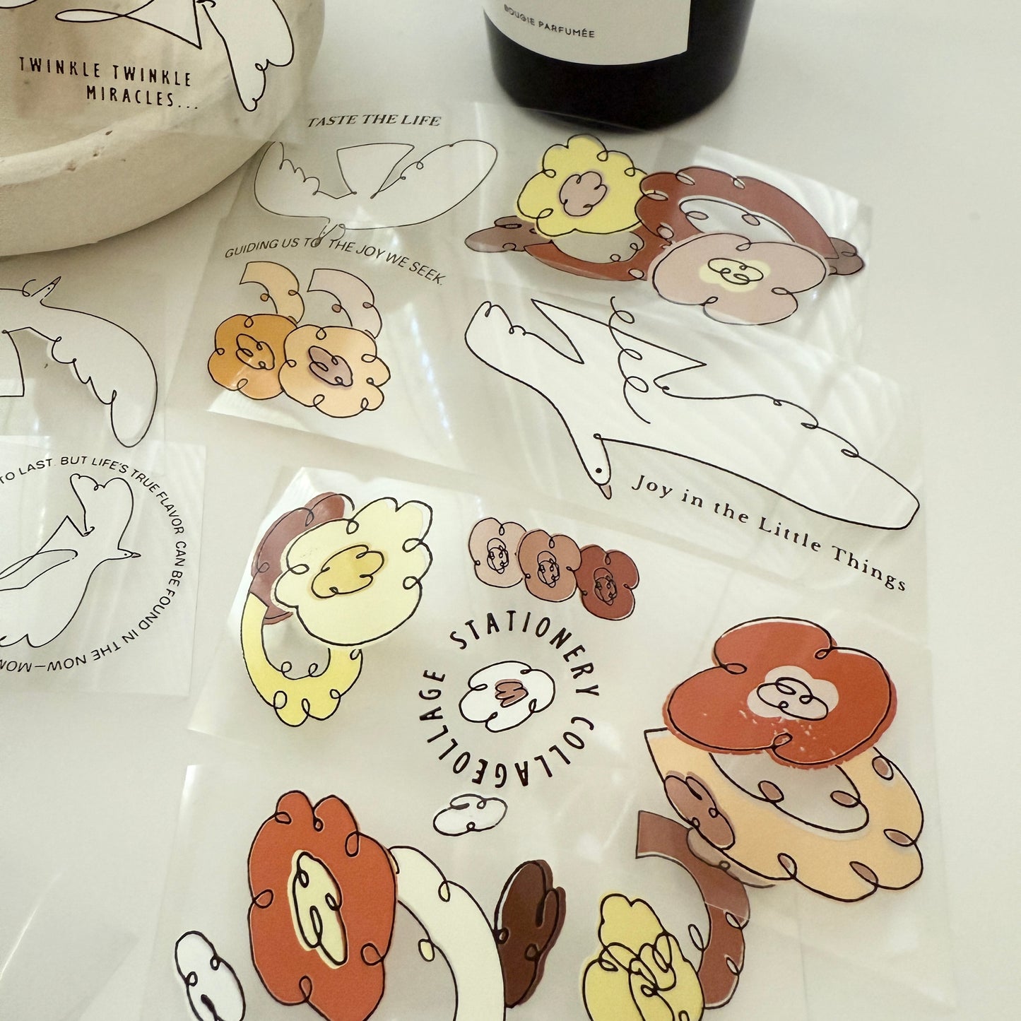 A kind of café Soaring Bird PET Tape