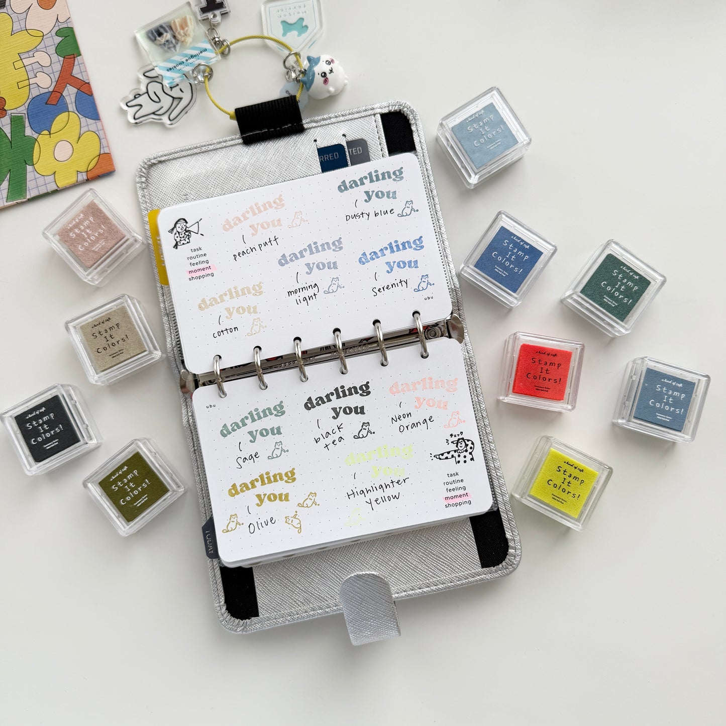 A kind of café 2025 Summer New Color Ink Pads