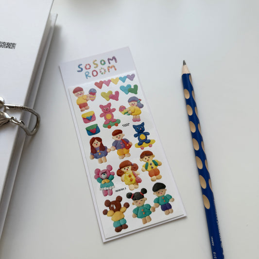 Sosom Room Date Day Sticker Sheet