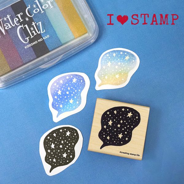 Kodomo No Kao I Love Stamp Series / 3 Designs