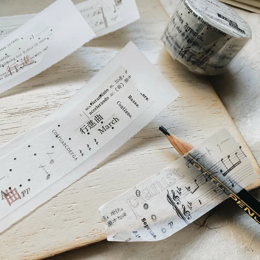 Mr. Eggplants MARCH Washi Tape