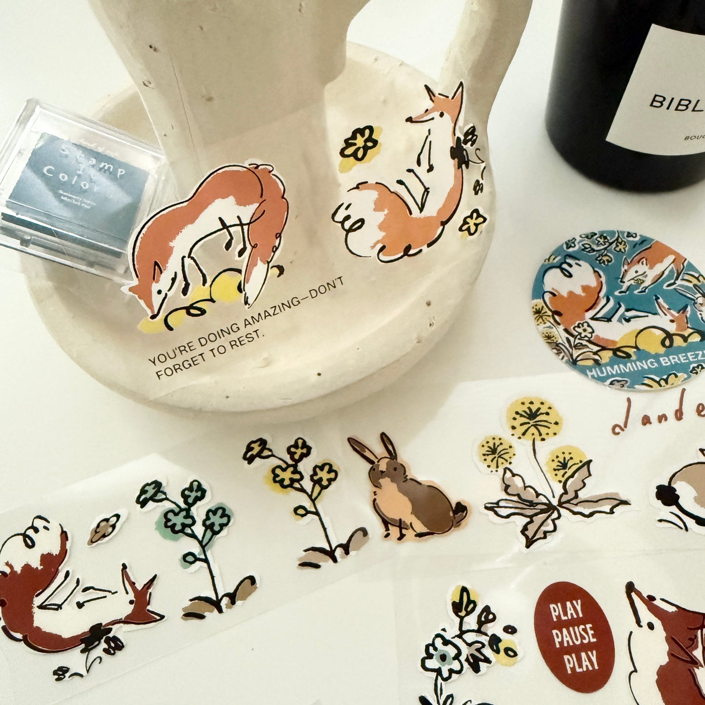 A kind of café Humming Breeze PET Tape