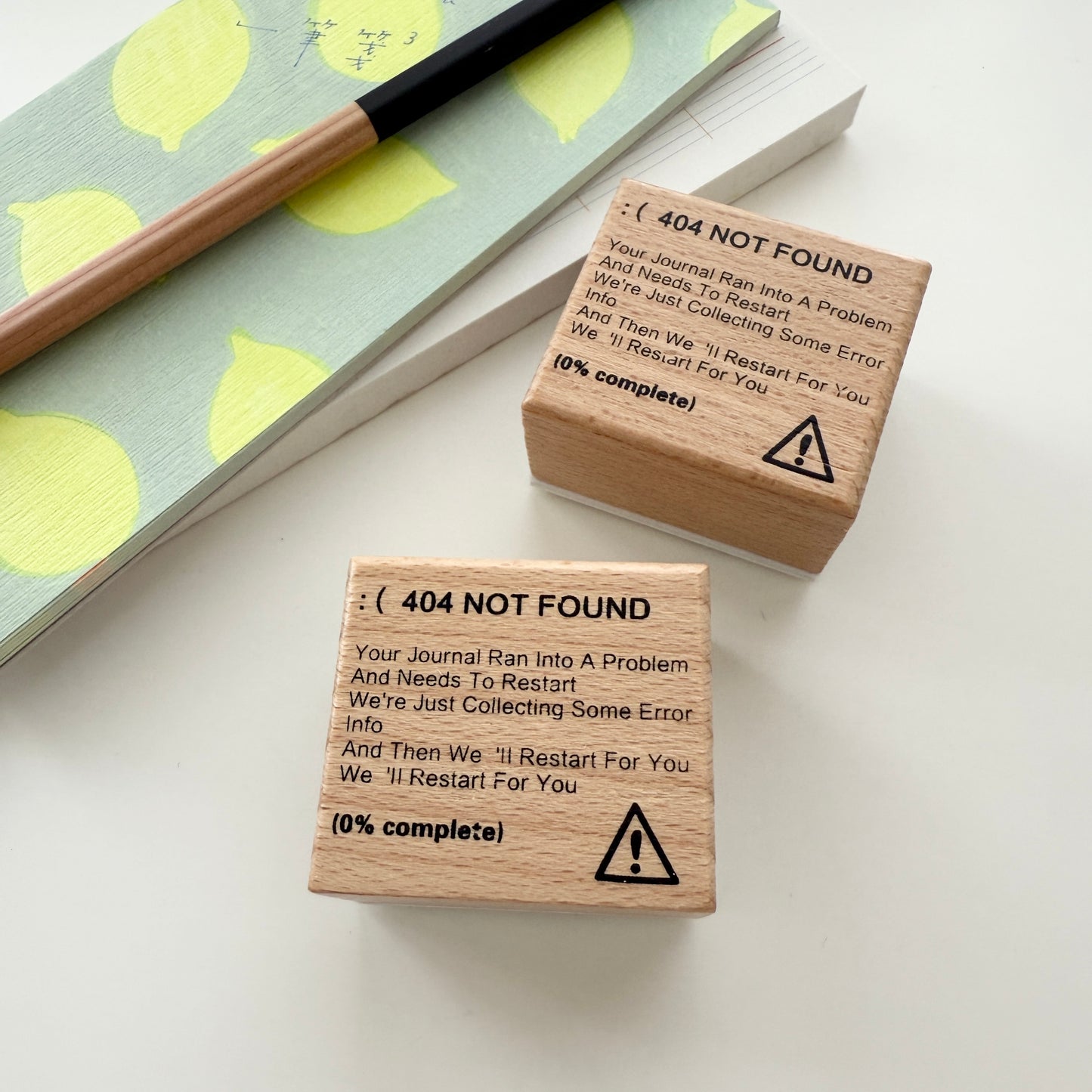 Journal Rubber Stamp / 404 Not Found