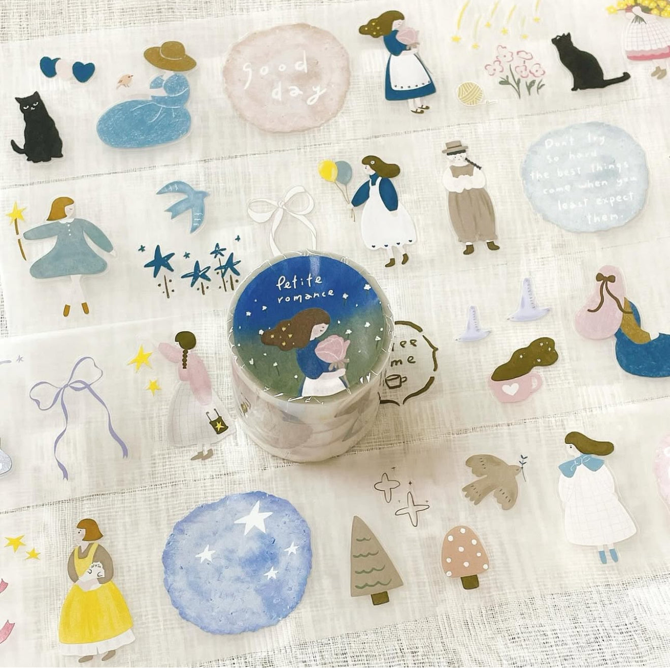 63penhouse x Hairmo Little Romance Die-cut PET Sticker Roll