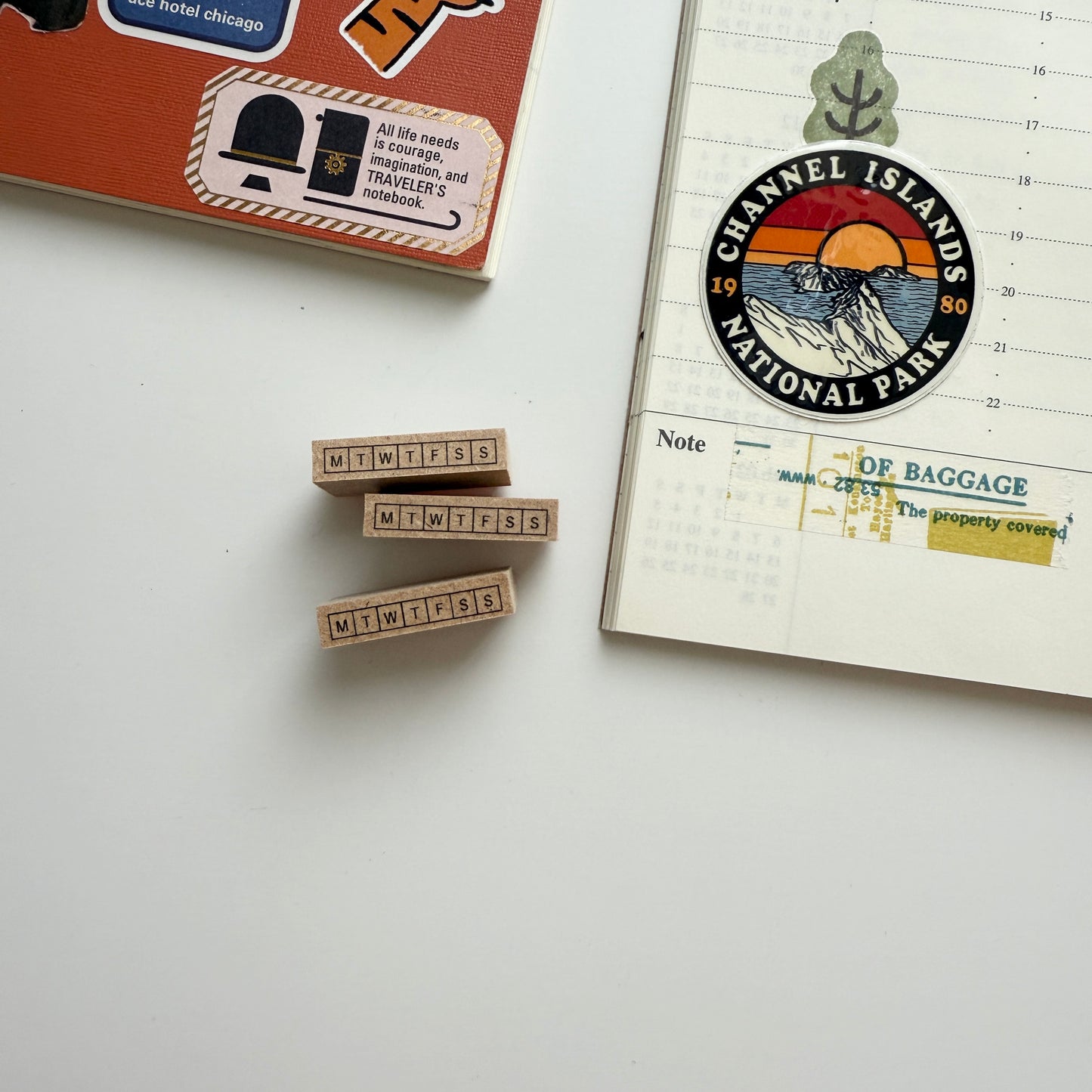 Stamp Marche Mini Weekly Tracking Stamp