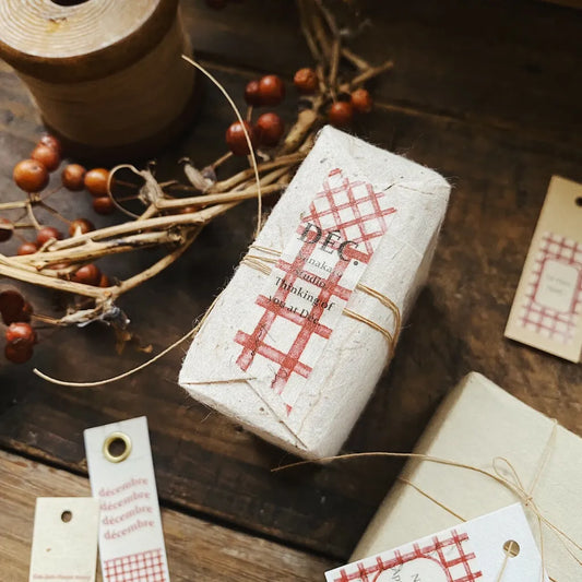 Mr. Eggplants Cadeau de Noël (Christmas Gift) Washi Tape