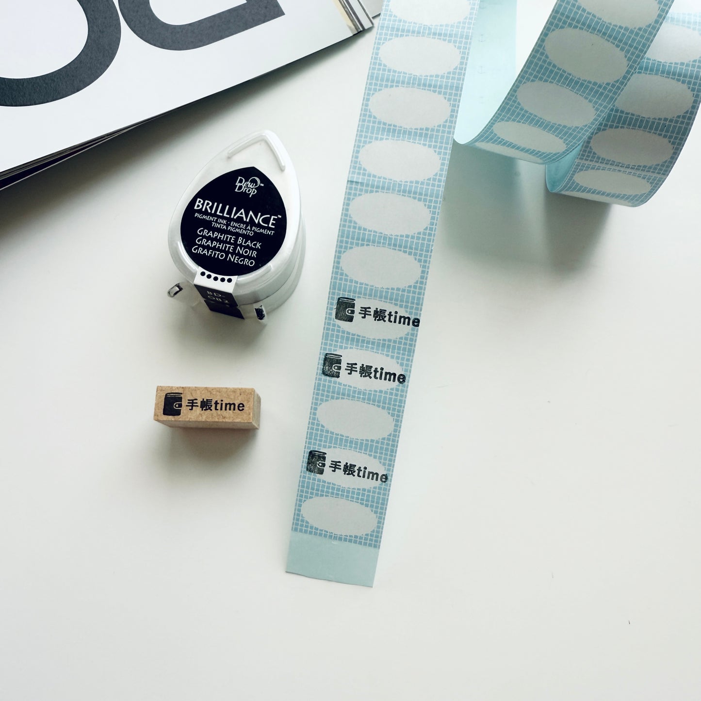 Stamp Marche Label Sticker Roll / 2 Designs