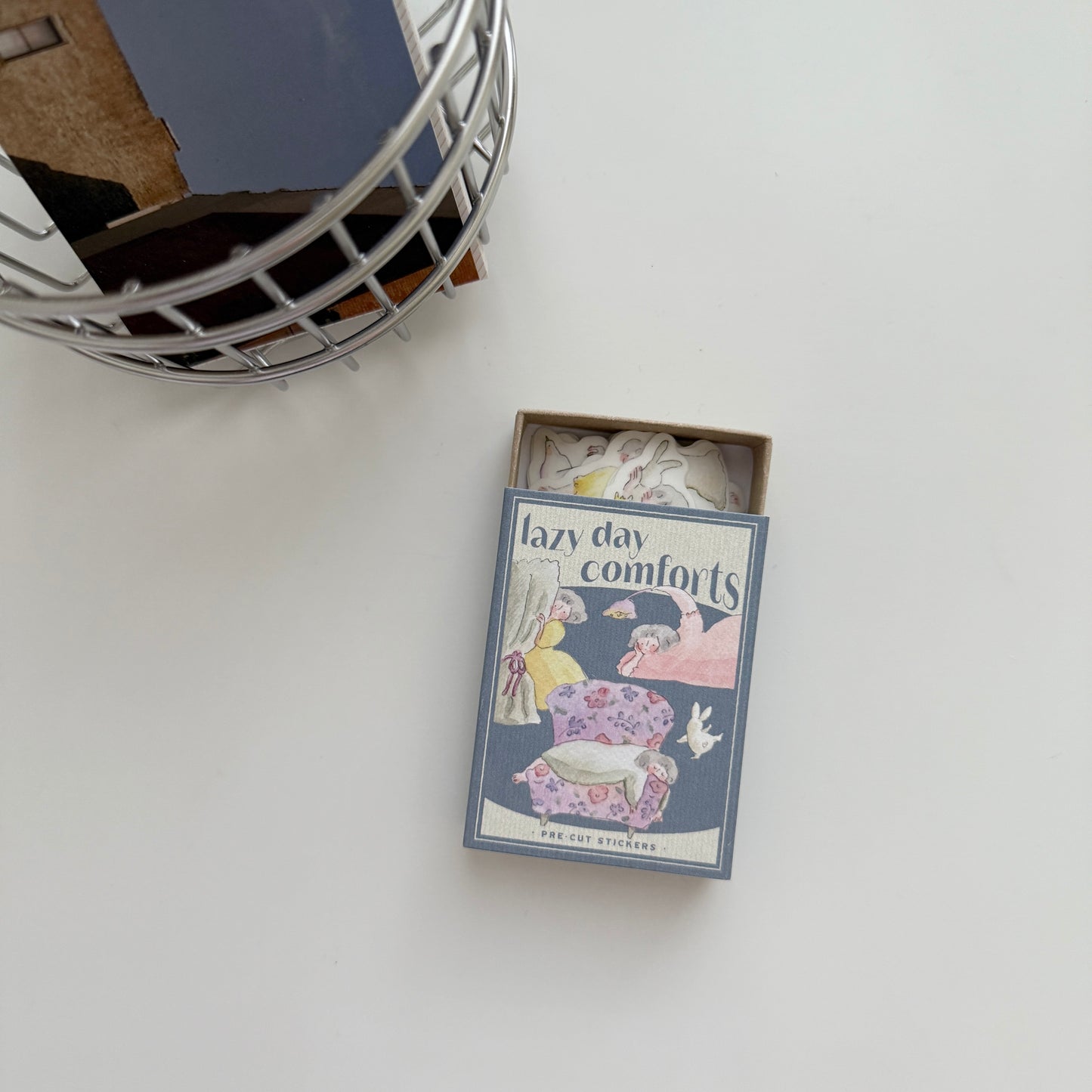 Dodolulu Lazy Day Comforts Die-cut Matchbox Stickers