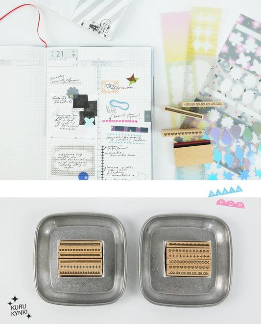 Kurukynki 2025 Summer Pattern Stamp Sets / 2 Options