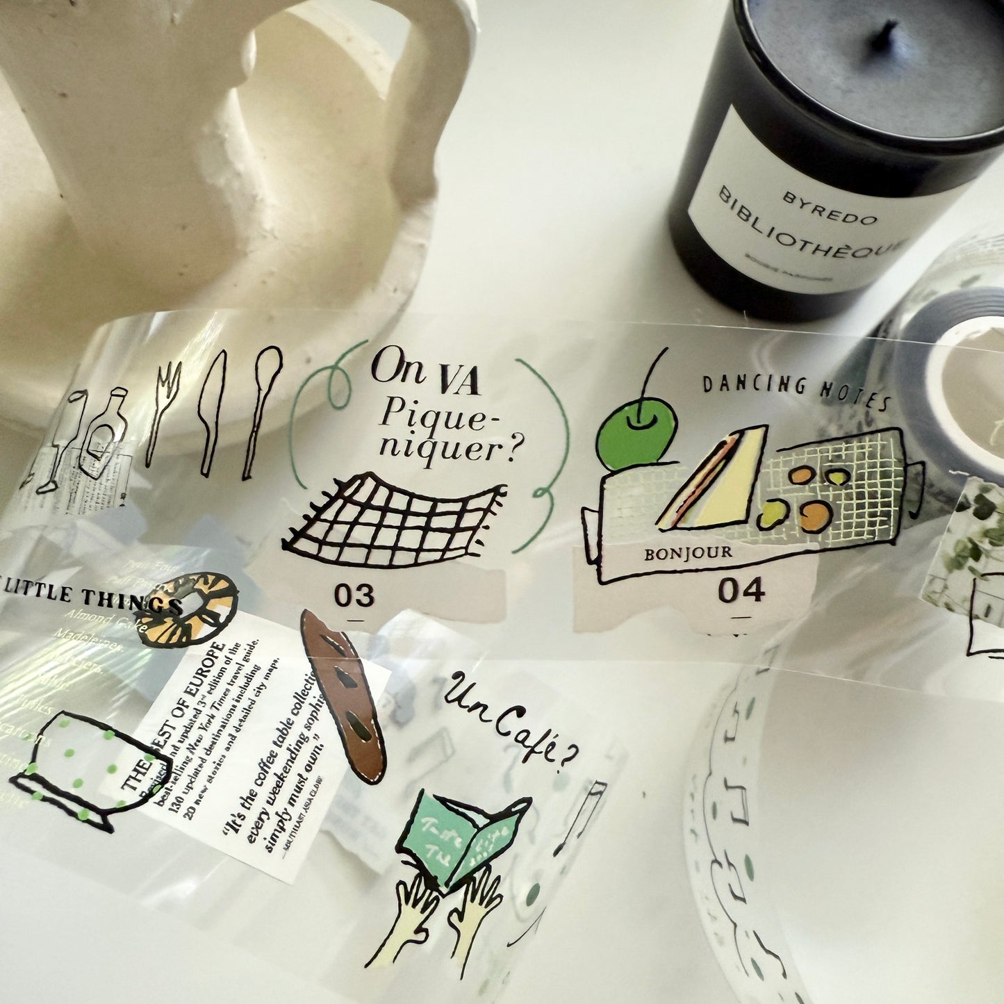 A kind of café NEW On Va Pique-niquer? PET Tape | Revisit ver.