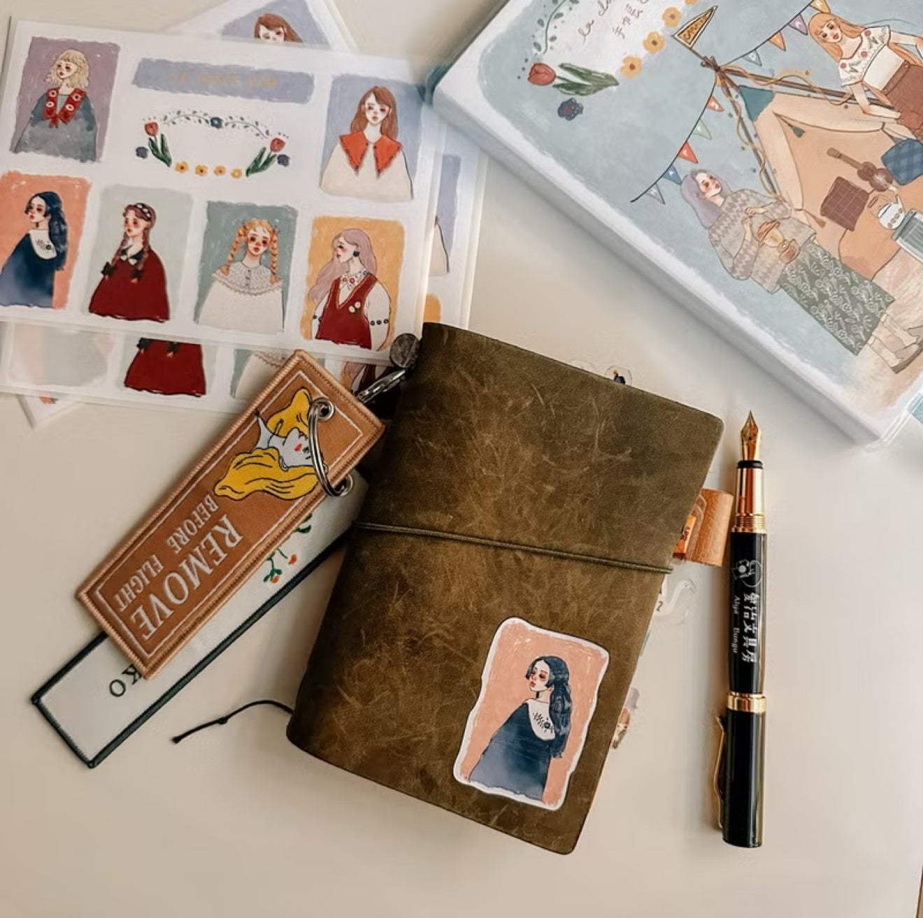 La Dolce Vita Women Portrait Sticker Set