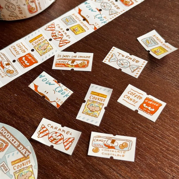 1991w2992 Label Sticker Roll / Cookie Day