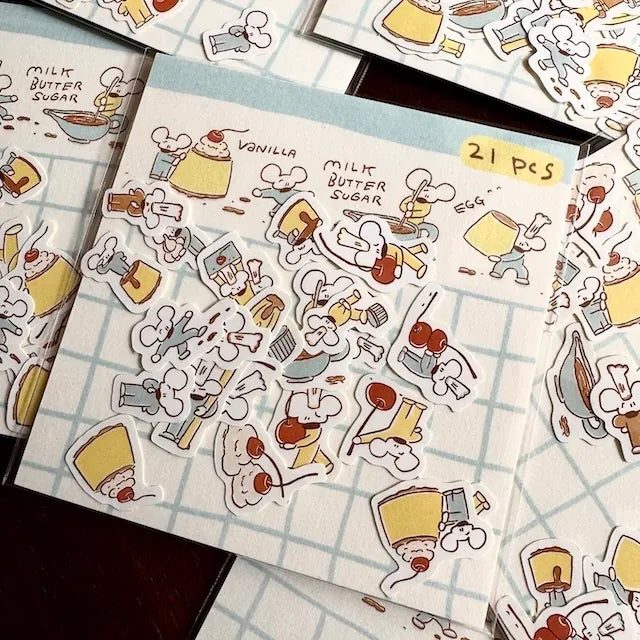 1991w2992 Pudding Sticker Pack