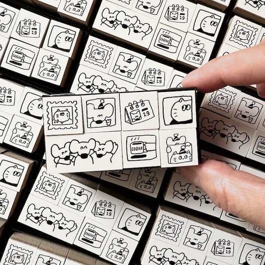 1991w2992 Family Stamp Set