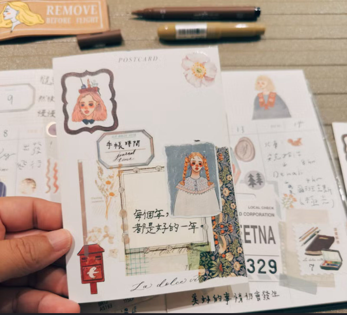 La Dolce Vita Women Portrait Sticker Set