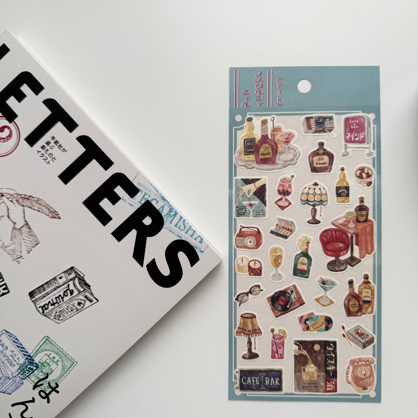 MIND WAVE Vintage Bar Sticker Sheet