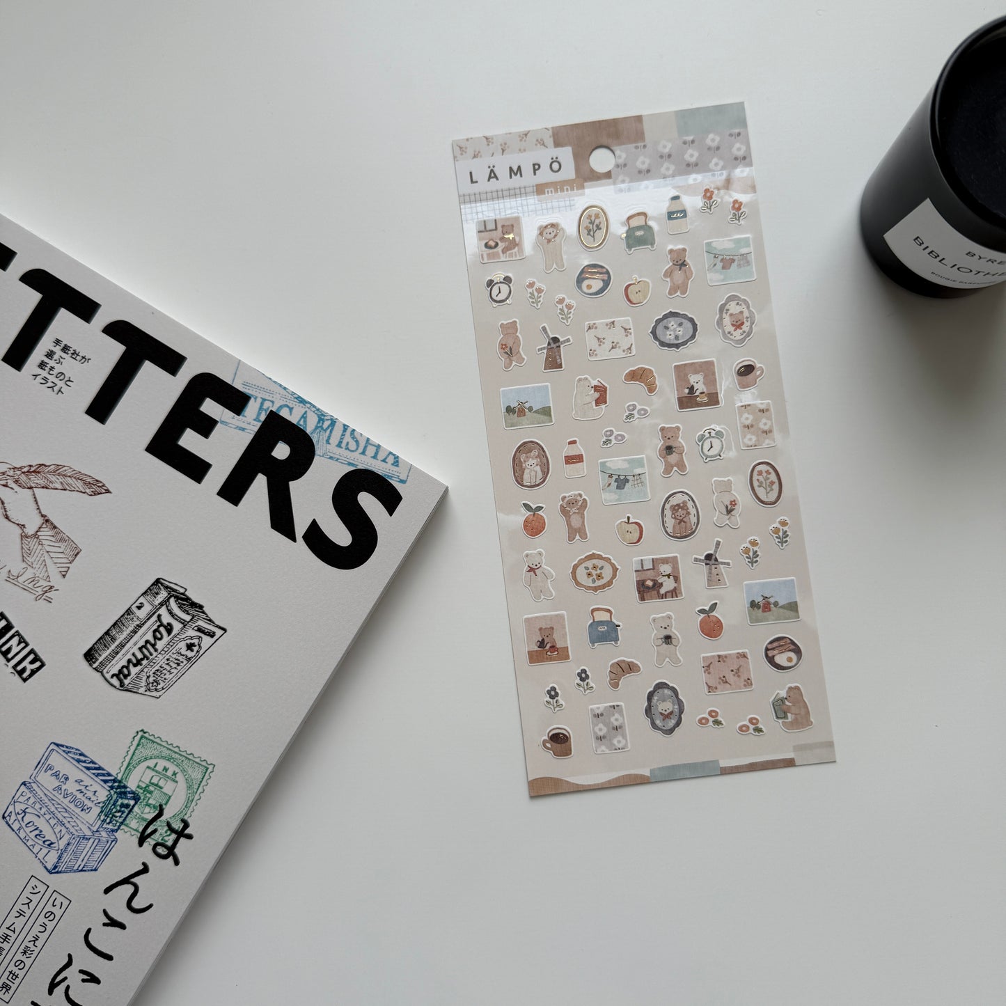 MIND WAVE Lampo Mini Sticker | Morning with bear