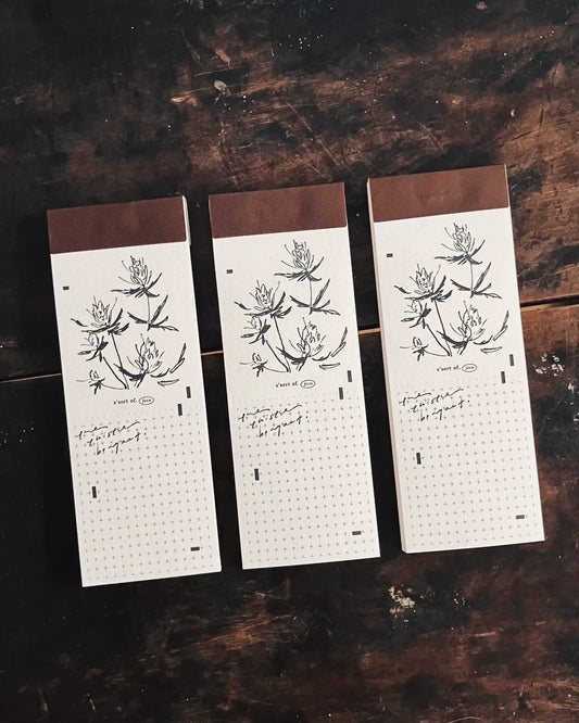 Somesortof.fern Bouquet Memo Pad