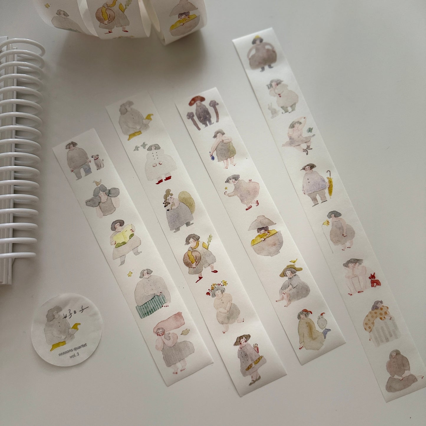 Dodolulu Seasons Quartet (Vol.1 to Vol. 4) | Washi Paper