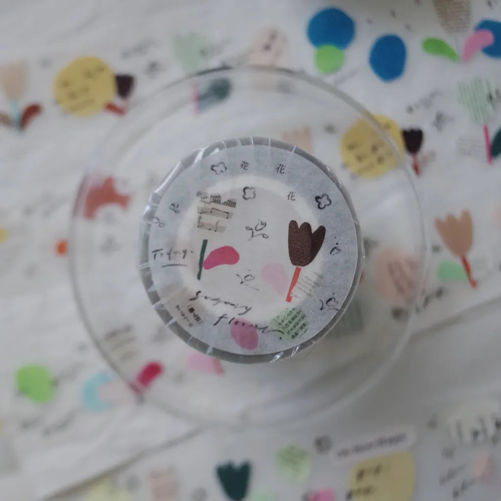 Mr. Eggplants Sugary Flower PET Tape