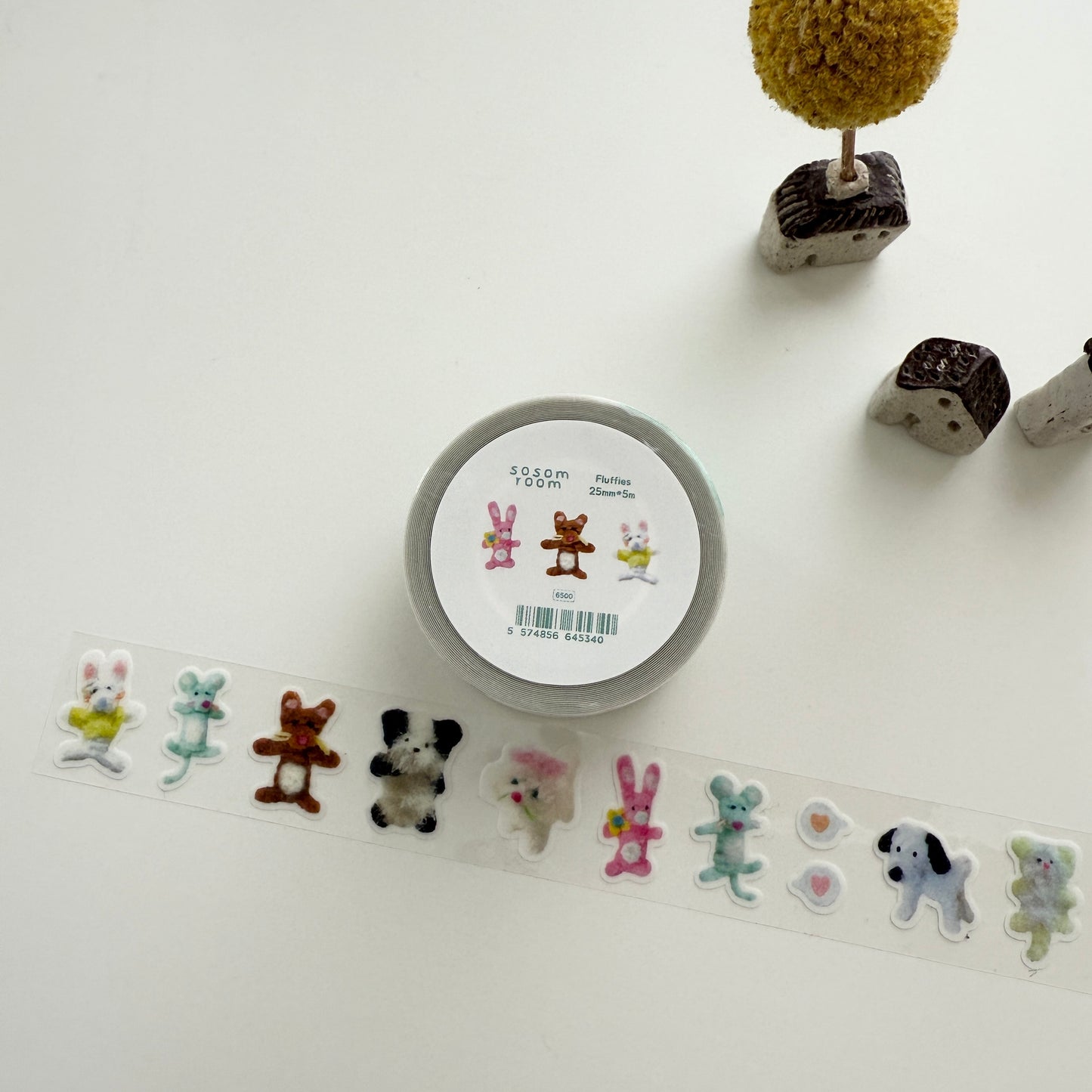 Sosom Room Fluffies Sticker Roll
