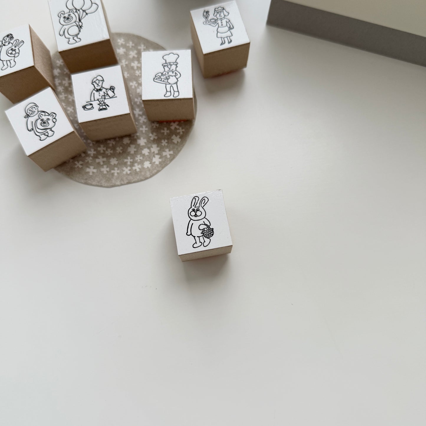 36 Sublo Walks of Life Rubber Stamp / 7 Designs