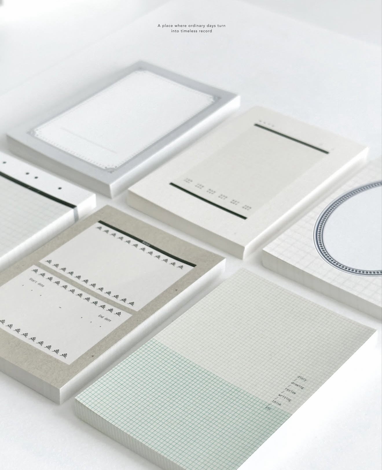 Nyret Design Everyday Archives Memo Pad / 25-30