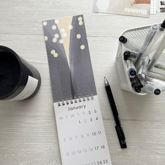 Analogue Keeper 2026 Wonderland Desktop Calendar