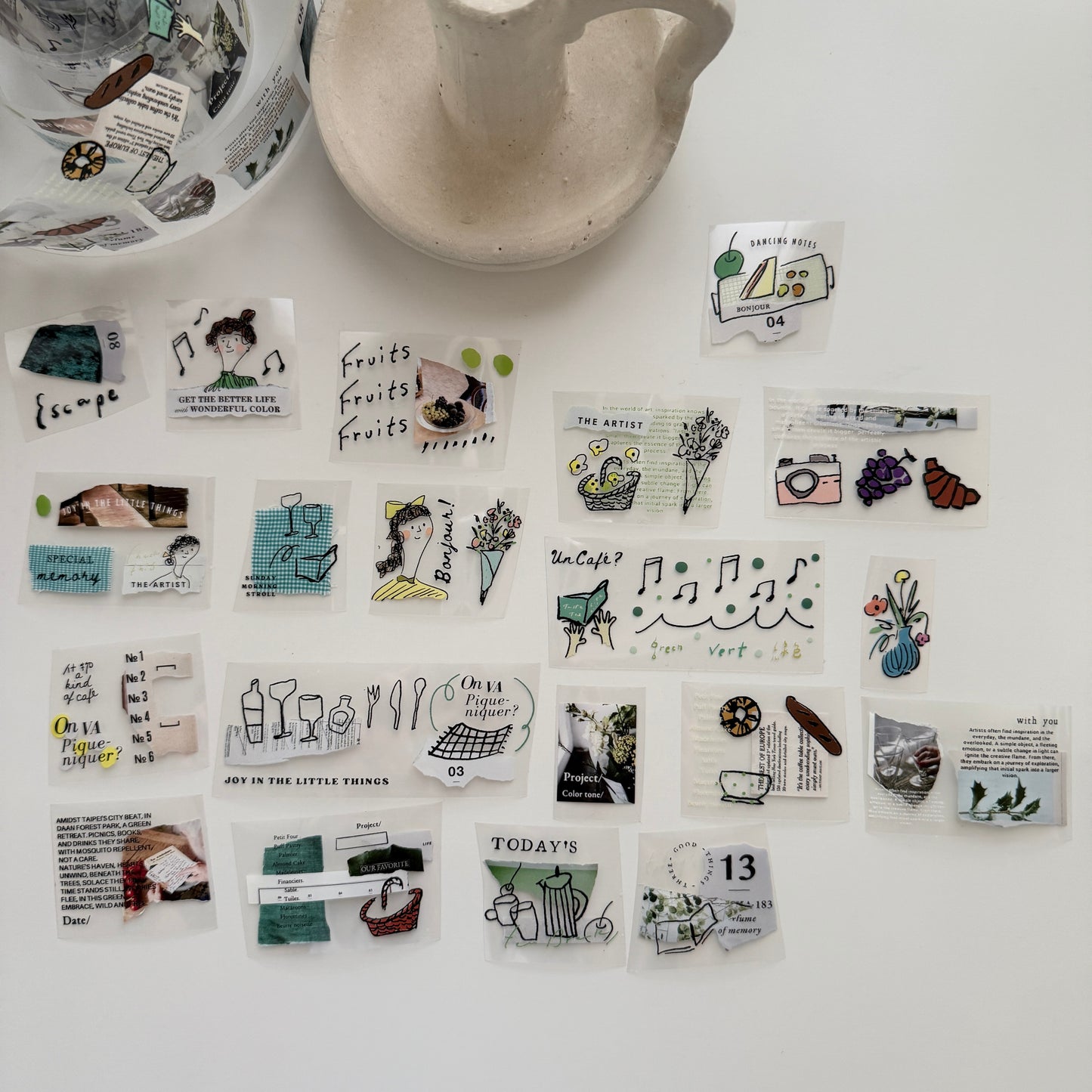 A kind of café NEW On Va Pique-niquer? PET Tape | Revisit ver.