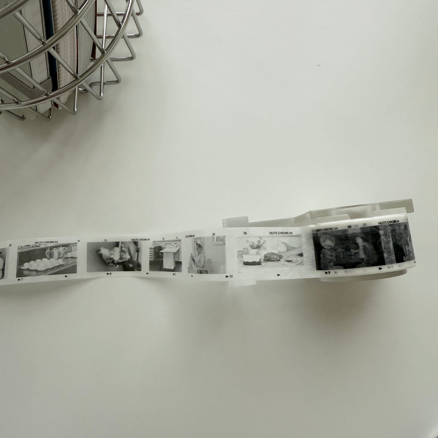 202hosil Vintage Film Masking Tape / Black & White