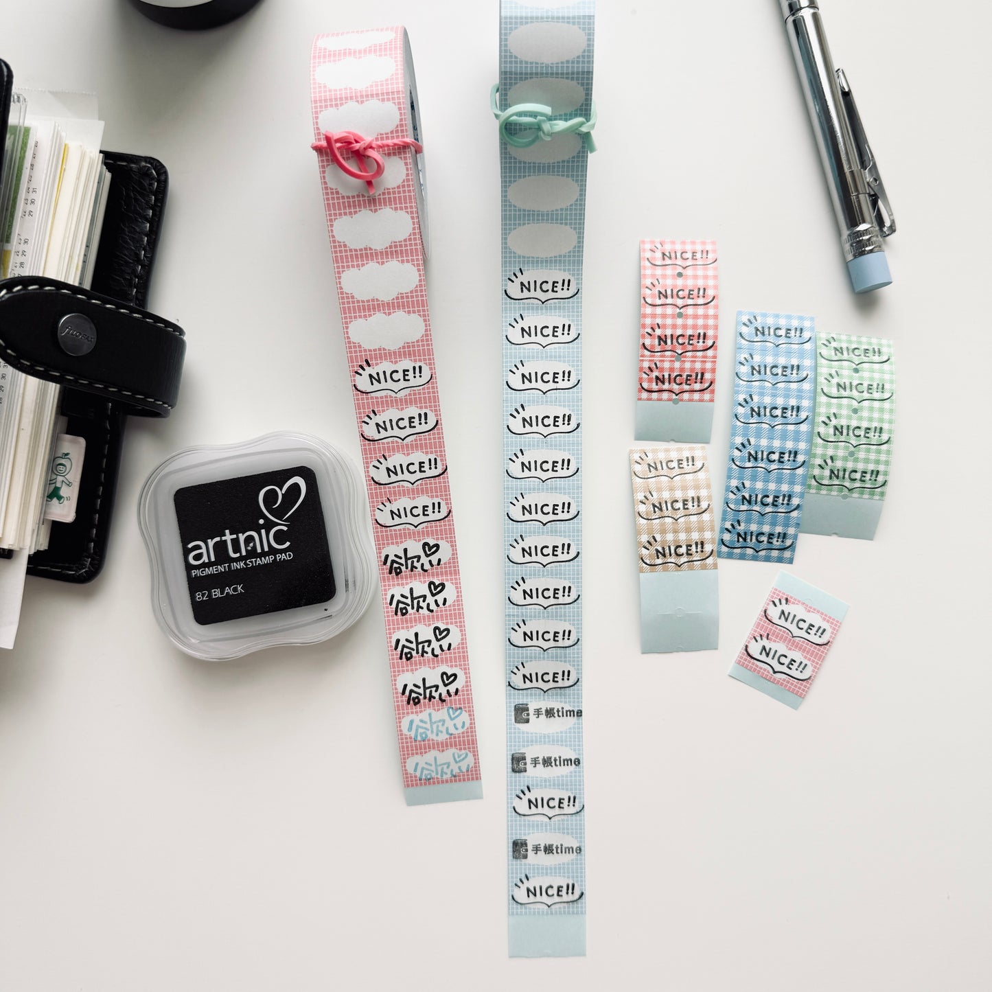 Stamp Marche Label Sticker Roll / 2 Designs