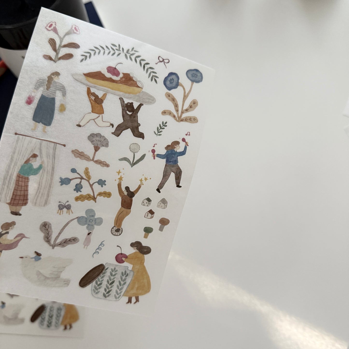 Ivy Snow A Lovely Day Transfer Sticker Set