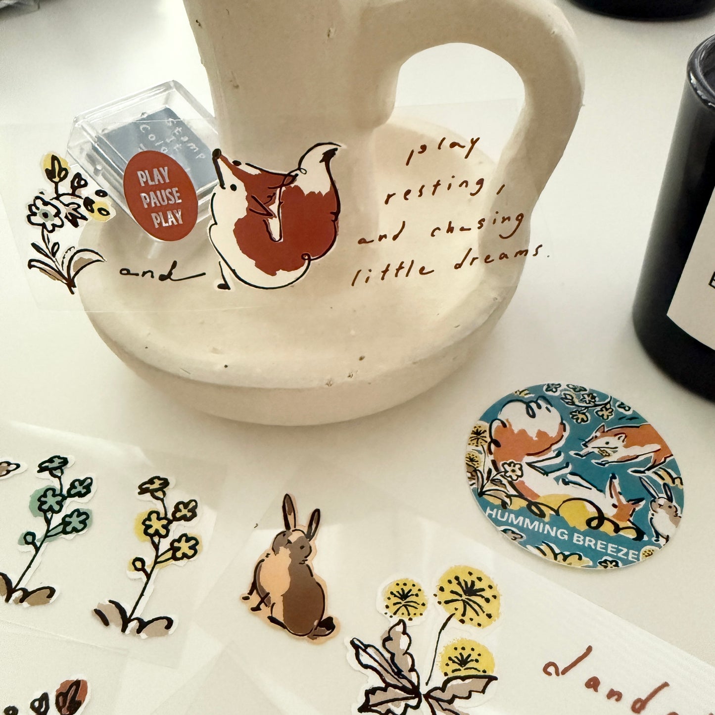 A kind of café Humming Breeze PET Tape