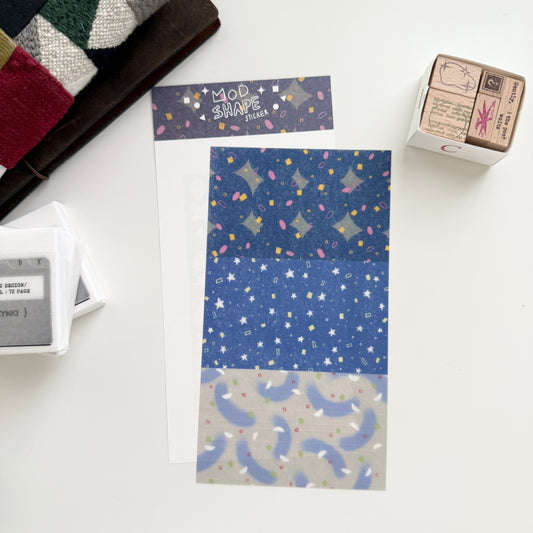 Kurukynki MOD Shape Sticker / 2 Designs