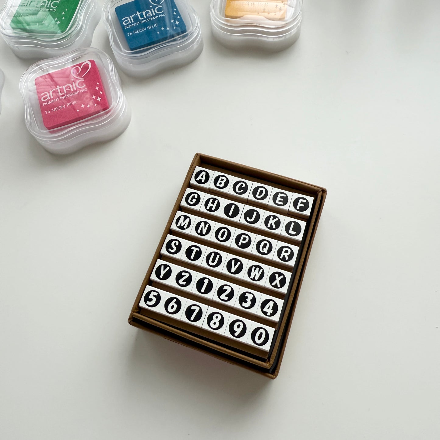 Sanby Alphabet & Number Stamp Set