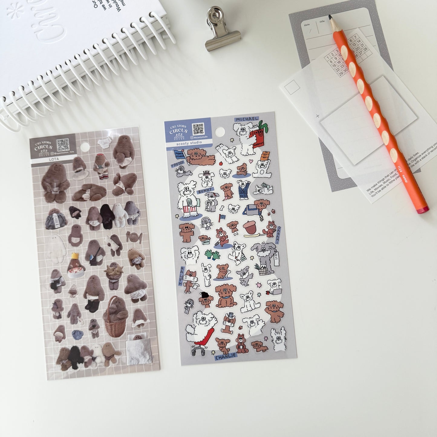 Creators Circus Sticker Sheet / LOTA & Scooty Studio