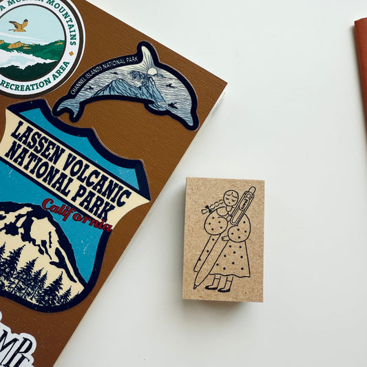 Stamp Marche Girl Stamp / 4 Designs