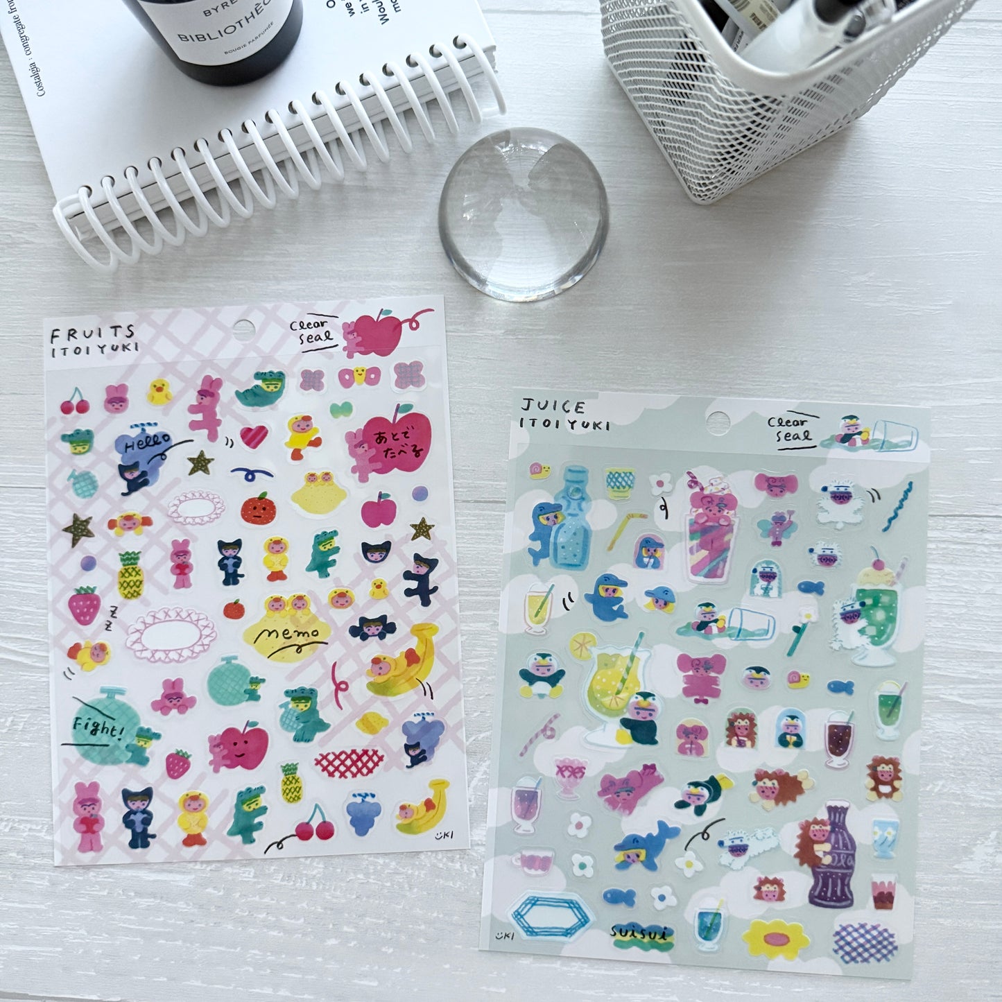 Cozyca Itoi Yuki Large Sticker Sheet / 2 Designs
