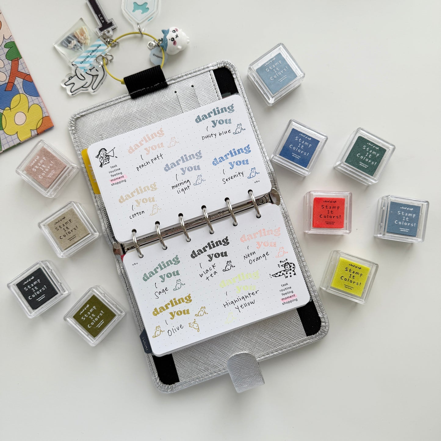 A kind of café 2025 Summer New Color Ink Pads