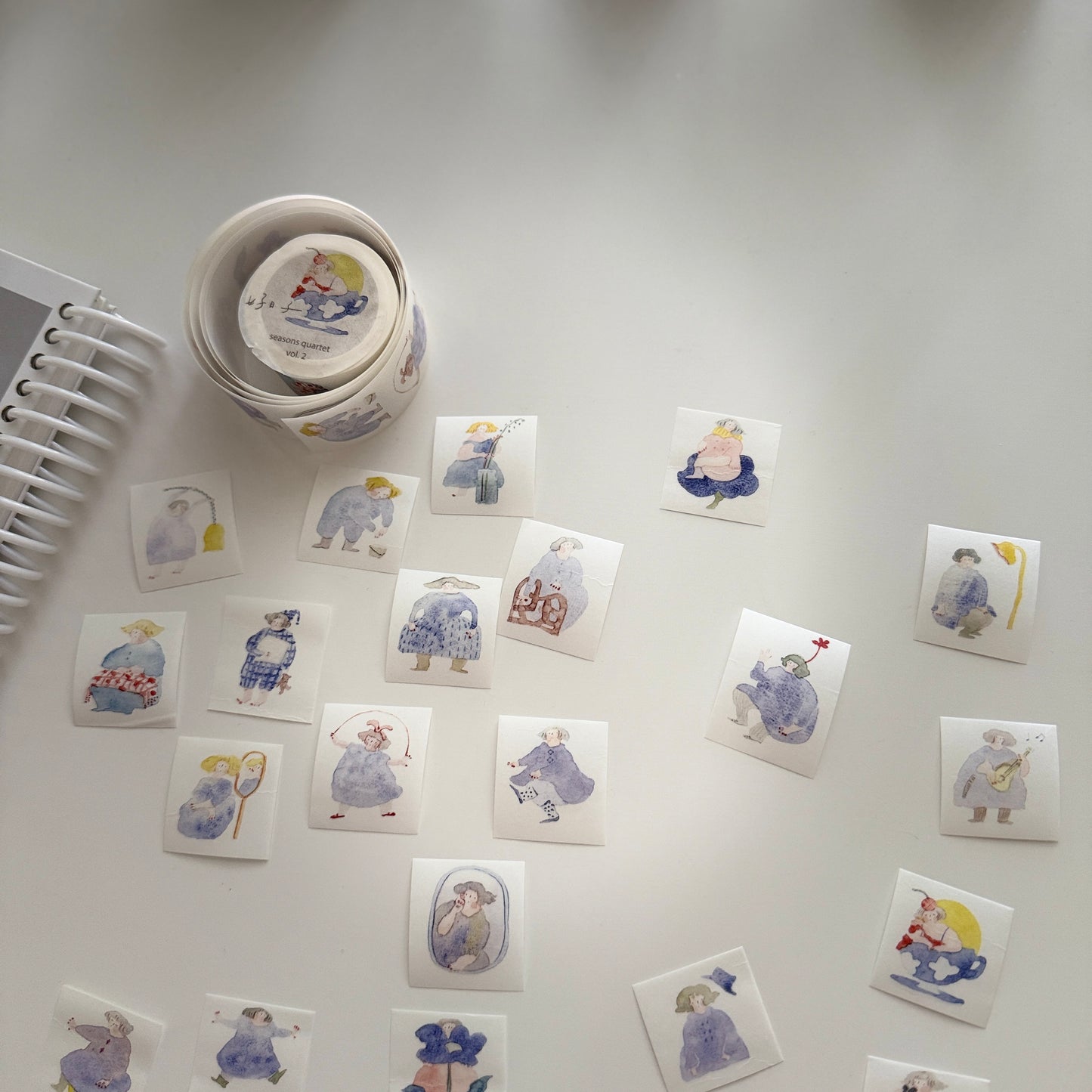 Dodolulu Seasons Quartet (Vol.1 to Vol. 4) | Washi Paper