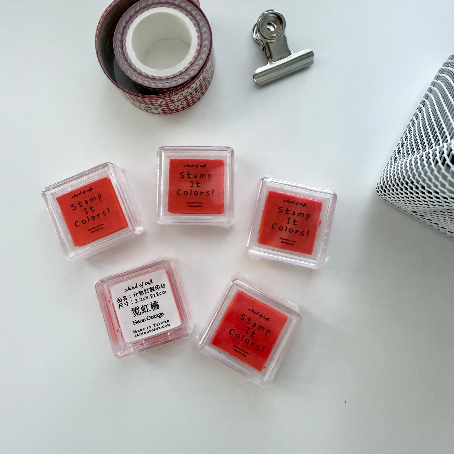 A Kind of Cafe Stamp it Colors / Neon Orange